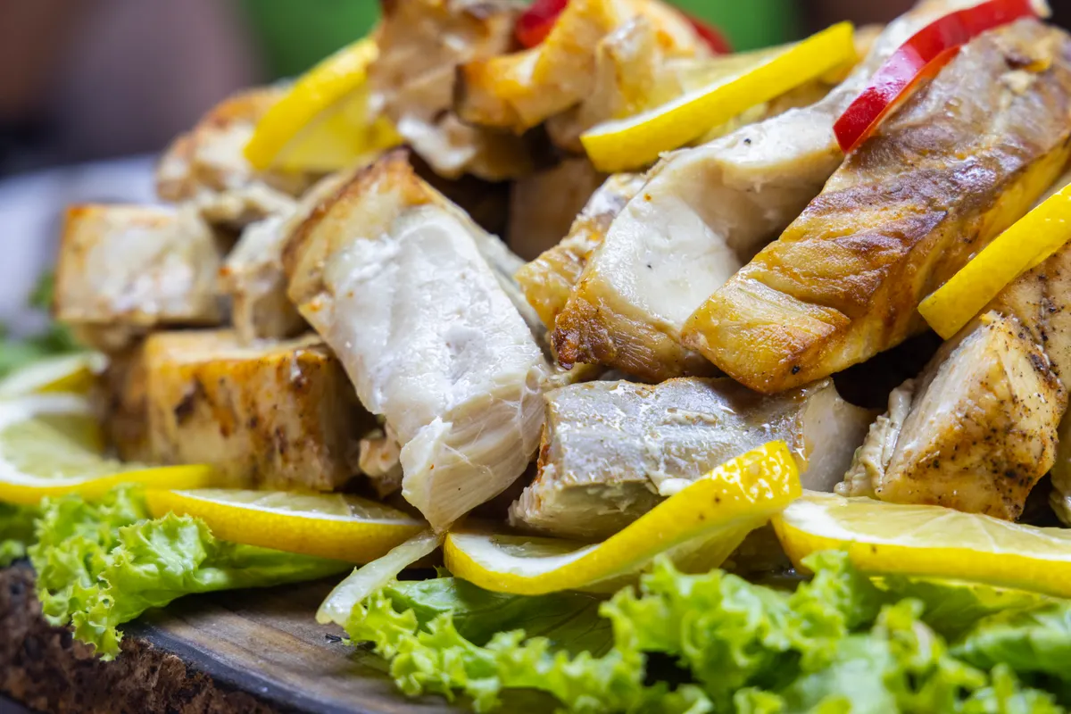Filet de poisson cuit