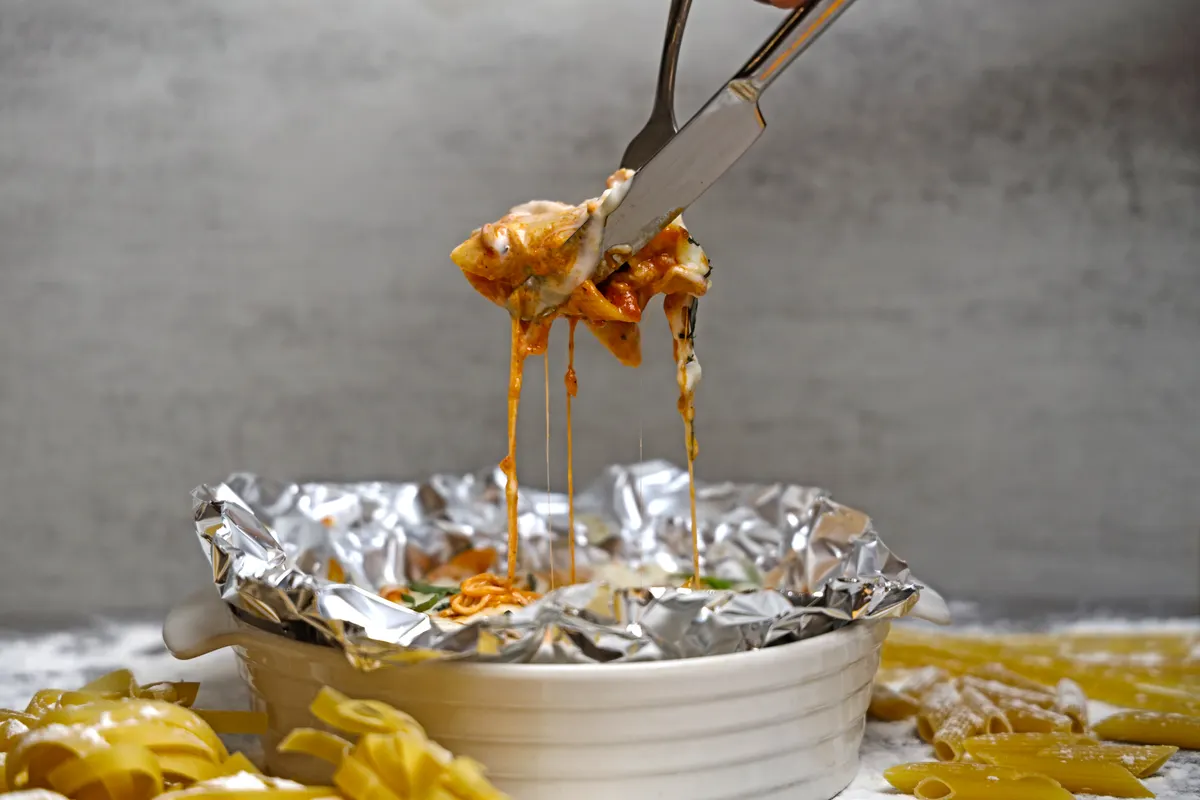 Gratin de pâtes au fromage