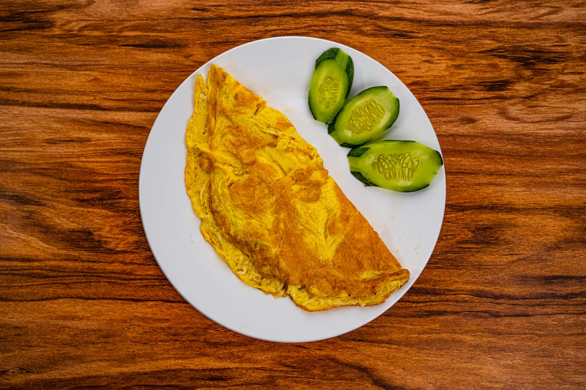 Omelette aux légumes